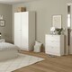 image 6 of Brande Nightstand with1 Frame Drawer in White White