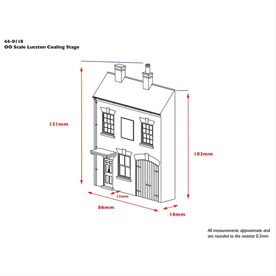 image 1 of Bachmann Scenecraft Low Relief Lucston Pullman Hotel (Pre-Built)