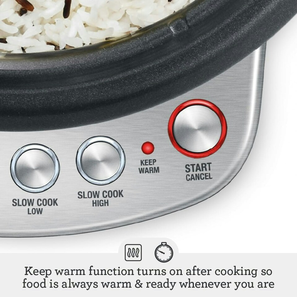 image 1 of The Sage Risotto Plus Multi Cooker, Brushed Stainless Steel, BRC600UK, Silver