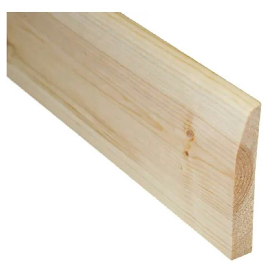 PACK OF 5 (Total 5 Units) - 14.5mm Redwood Chamfered & Rounded Architrave 19mm x 75mm (act size 14.5mm x 70mm)x 4200mm