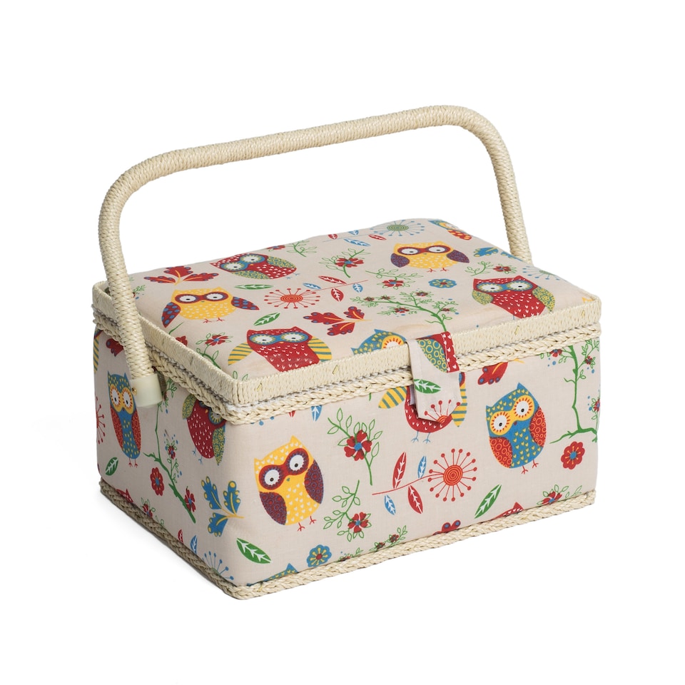 image 1 of Hobby Gift Medium Sewing Storage Box, Owl
