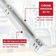 image 8 of SPARES2GO 3/8" Socket Ratchet Square Drive 100 Teeth Quick Release Reversible Chrome Vanadium Steel Tool