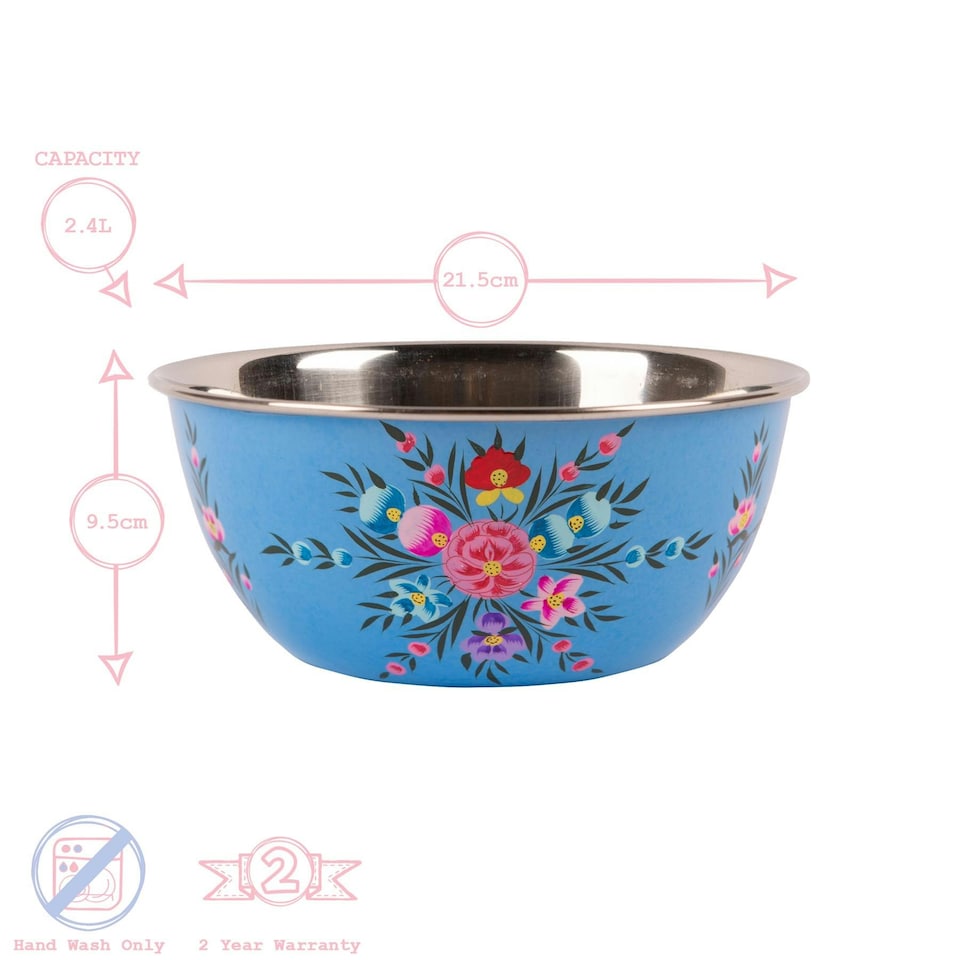 image 1 of BillyCan 3pc Picnic Bowl Set - Ocean Pansy