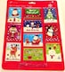 image 3 of Pack Of 50 Foiled Christmas Gift Tags: 10 Different Designs And Red Metallic Thread