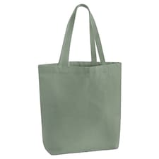 Westford Mill Canvas Heavyweight Tote Bag | Green | Dusty Green | 1