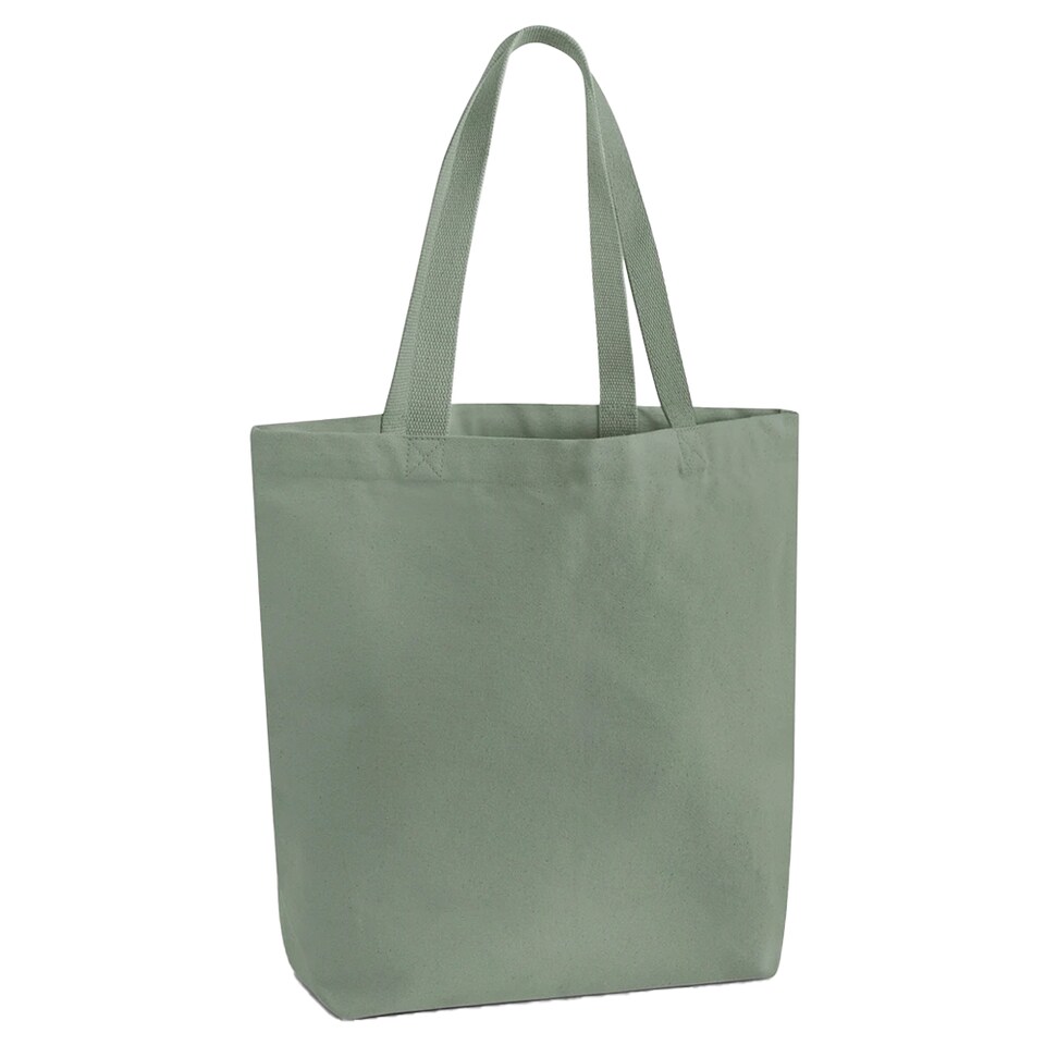 image 1 of Westford Mill Canvas Heavyweight Tote Bag | Green | Dusty Green | 1