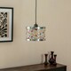 image 3 of ValueLights Hadley Multi Colour Easy Fit Metal Cut Out Acrylic Jewel Drum Ceiling Light Shade - Bulb Included