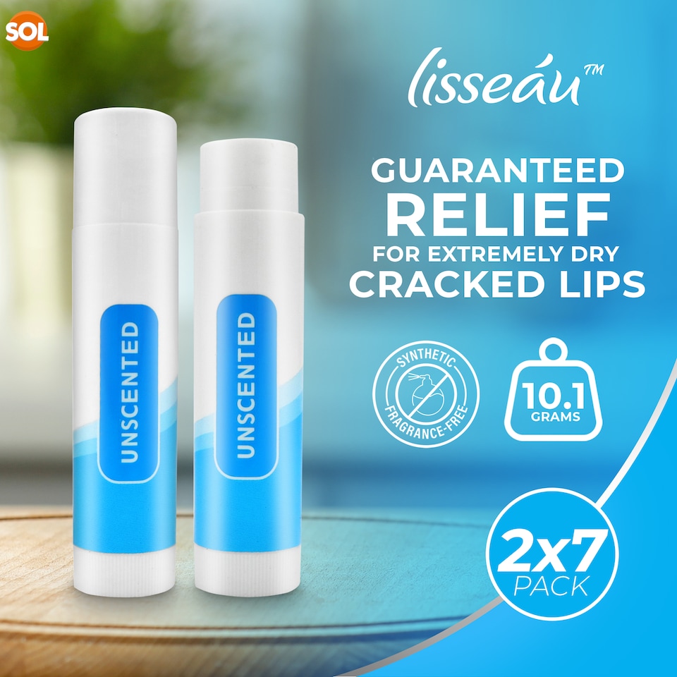 image 1 of SOL 14pk Unscented Lip Balm Multipack Moisturiser & Hydrating Lipbalm Repair
