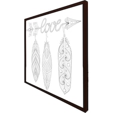 Bohemian arrow (Picture Frame) Brown | XS