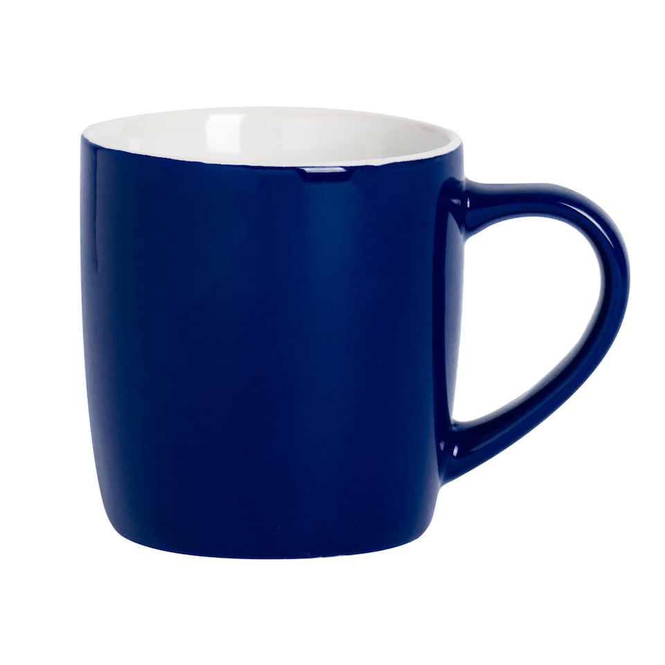 image 1 of Argon Tableware Coloured Coffee Mugs - 350ml - Navy - Pack of 6 | Blue | Navy | 6