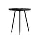 image 6 of Chervey Round Solid Mango Wood Side Table with Tri-Pin Legs Large