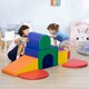 image 1 of HOMCOM 7 Pieces Kids Foam Soft Play Set Toddler Indoor Climbers Play Structures