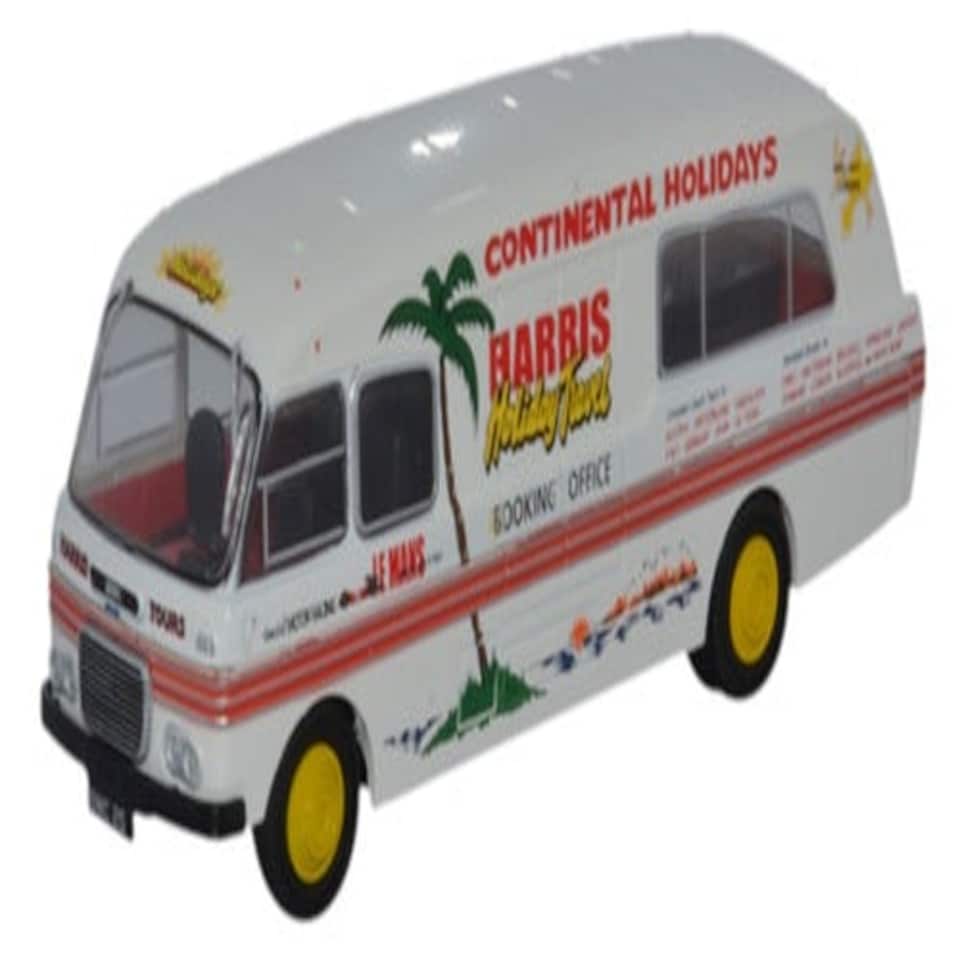 Oxford Diecast BMC Mobile Unit Booking Office Harris Coaches