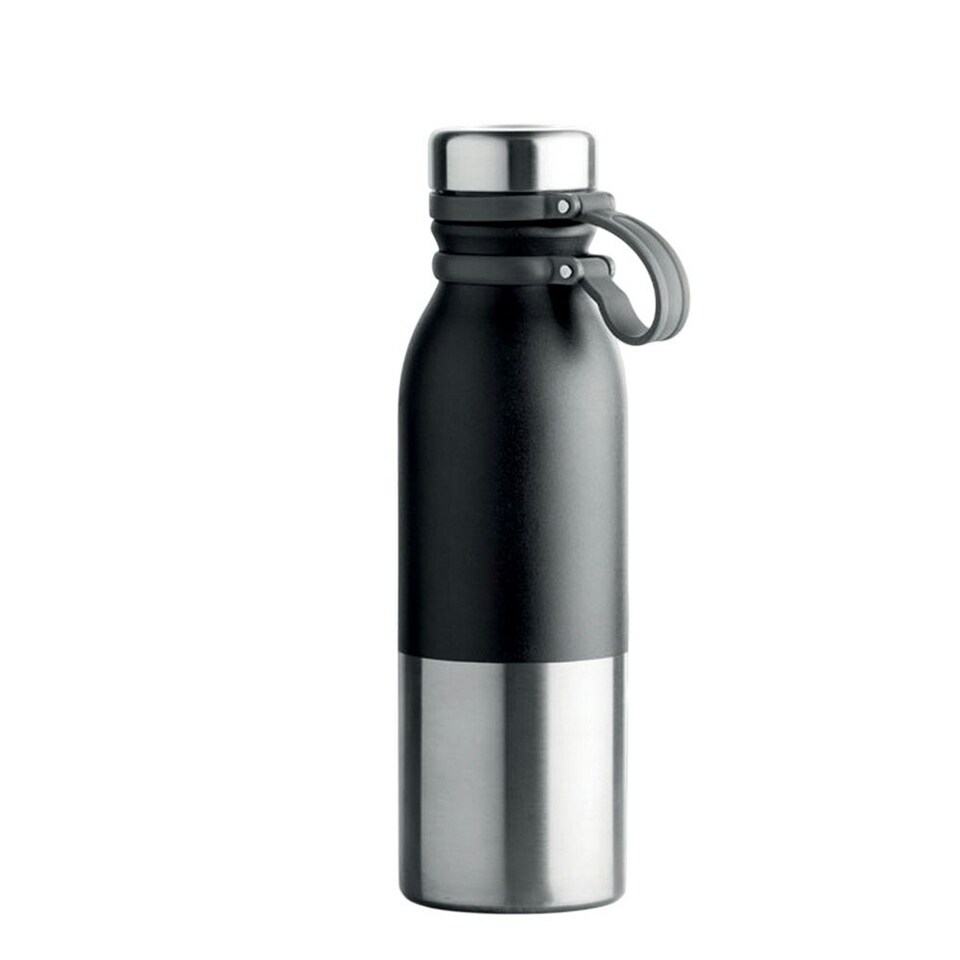 image 1 of MidOcean Iceland Double Wall 600ml Flask - Black - One Size Black | One Size