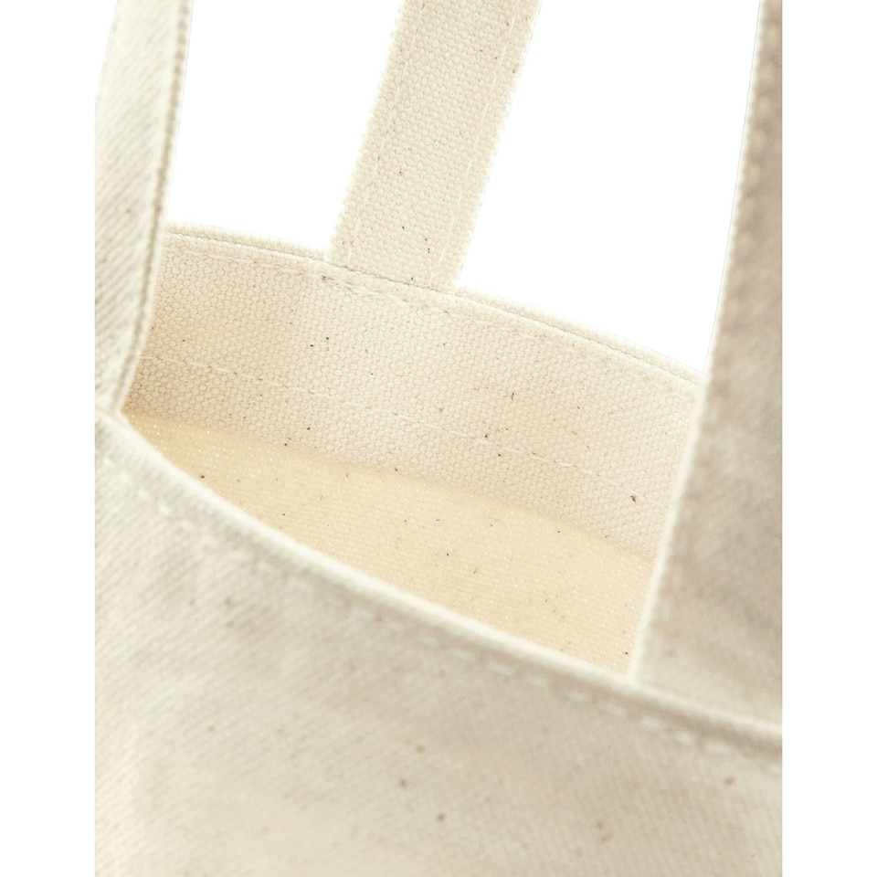 image 1 of Westford Mill Cotton Bottle Bag - Natural - One Size