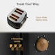 image 8 of VonShef 3000W Kettle and 1500W Toaster Bundle Set Black