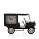 image 1 of Hometime Mantel Clock - Vintage Car Black