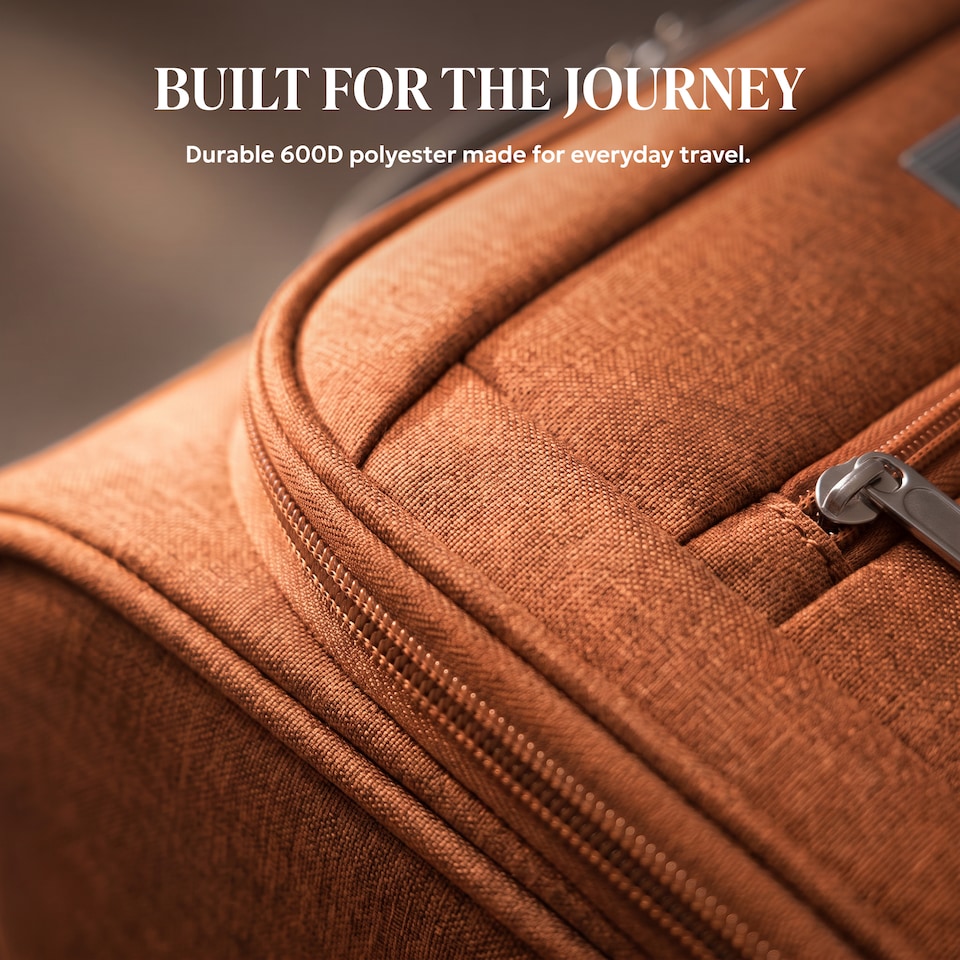 image 1 of Lugg Jupiter Soft Cabin Bag 55x40x20cm Lightweight Wheeled Trolley Ryanair Size