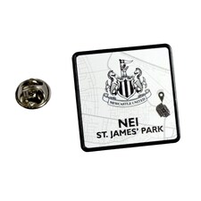 Newcastle United FC St James Park Badge | White | White | 1