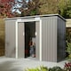 image 3 of Rowlinson Trentvale Metal Shed 8x4