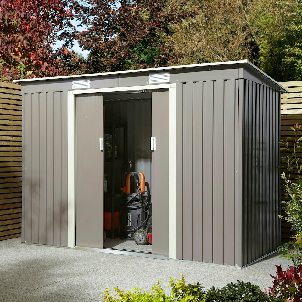 image 1 of Rowlinson Trentvale Metal Shed 8x4
