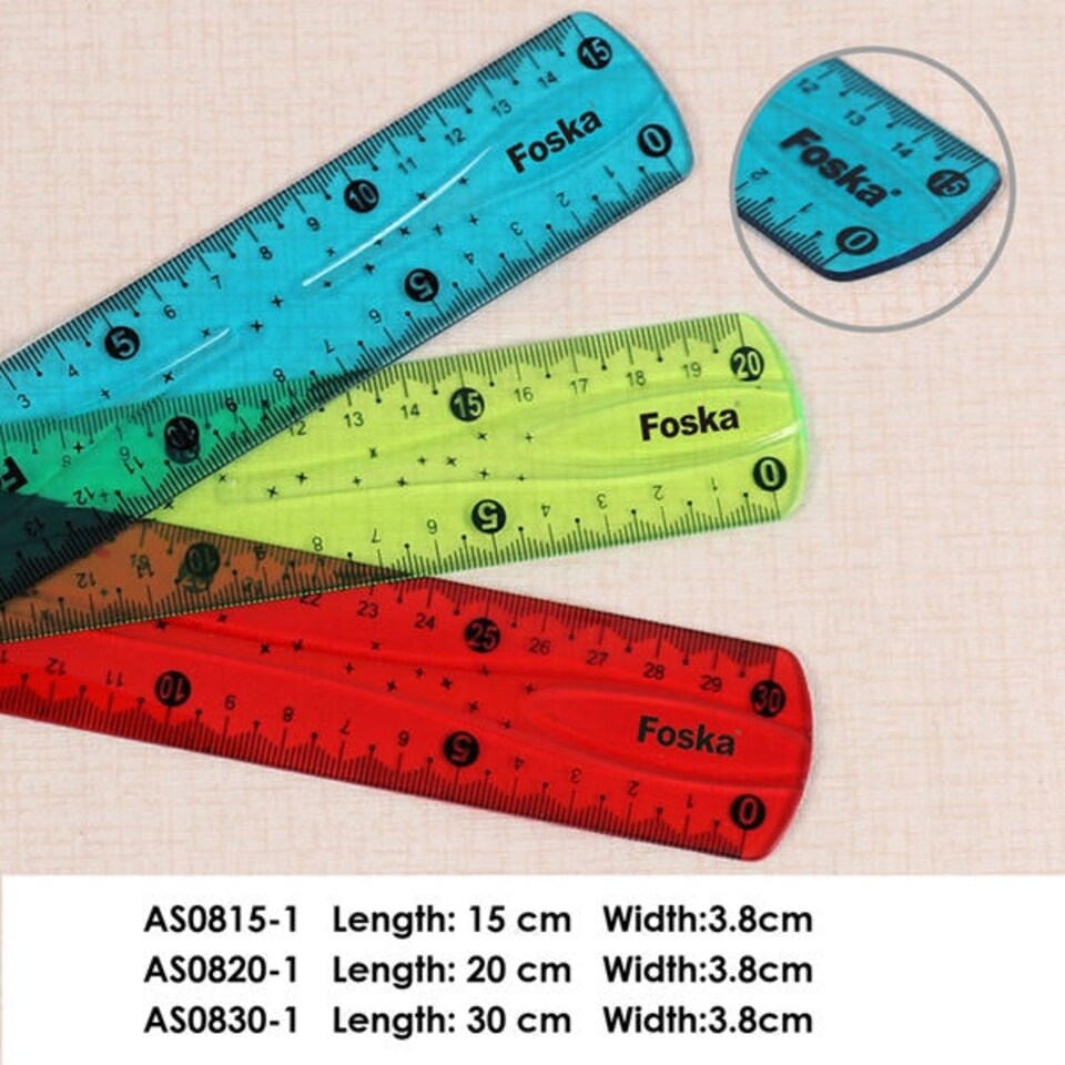 image 1 of Single 30cm Flexible Ruler