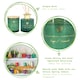 image 2 of Nicola Spring Scented Candle & Reed Diffuser Set - 130g - Sage & Seasalt | Green | Green