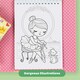 image 5 of Colouring Set - Ballet