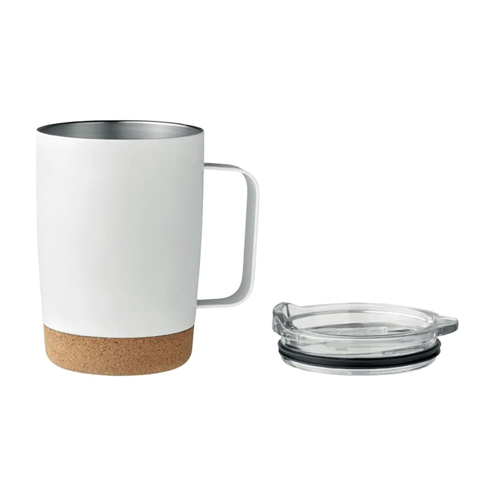 image 1 of MidOcean Ruby Double Wall 300ml Mug - White - One Size