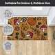 image 8 of JVL Latex Backed Coir Entrance Doormat 45x75cm - Autumn