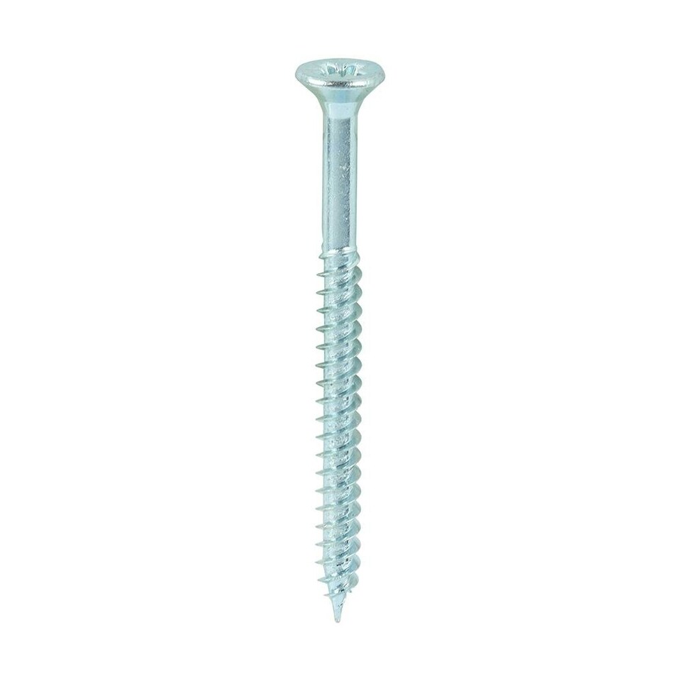 image 1 of Timco - Twin-Threaded Woodscrews - PZ - Double Countersunk - Zinc (Size 6 x 1 3/4 - 200 Pieces)