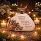 image 4 of Someone Special Bird Memorial Stone 18x16cm Graveside Plaque Gift