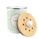 image 6 of Organic Green Leaves Compost Caddy - Metal 2L Decorative Kitchen Food Waste Bin