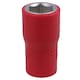 image 1 of 18mm 1/2in drive VDE Insulated Shallow Metric Socket 6 Sided Single Hex 1000 V