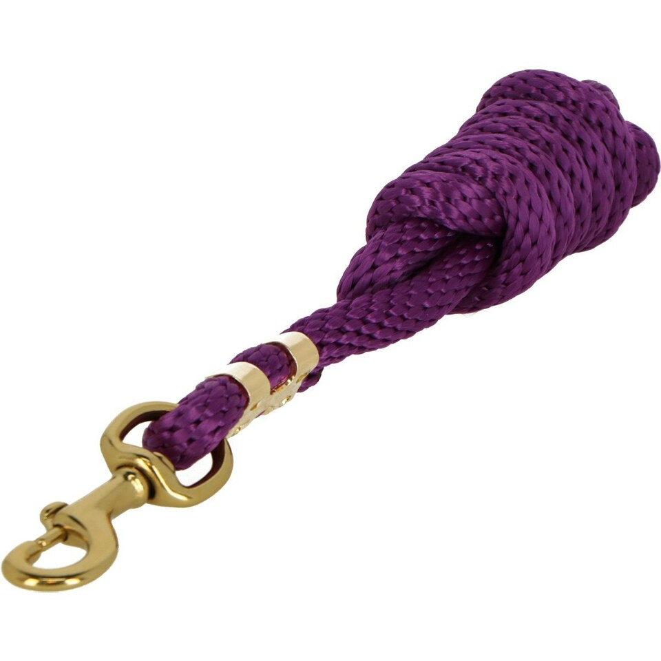 image 1 of Shires Topaz Horse Lead Rope - Purple - 1.8m