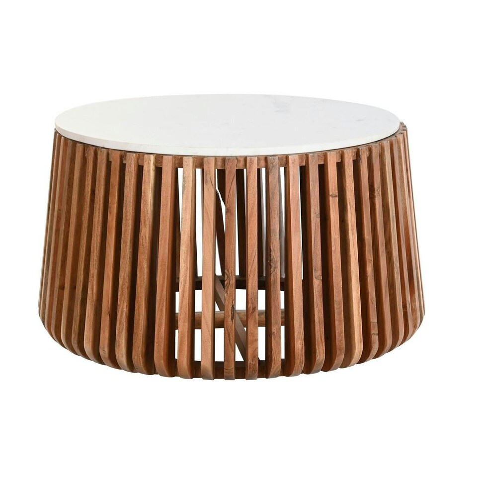 image 1 of Centre Table DKD Home Decor Marble Mango wood 85 x 85 x 45 cm N/A