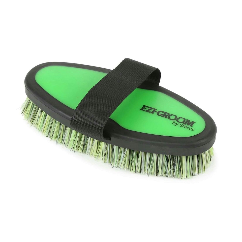 Ezi-Groom Horse Body Brush - Lime Green - 200mm x 25mm (UTER643)