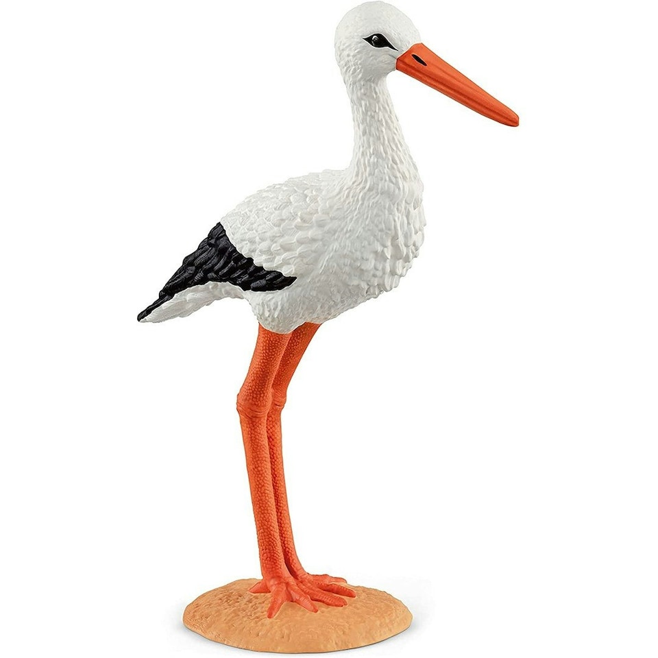image 1 of Schleich 13936 Farm World Stork Figure