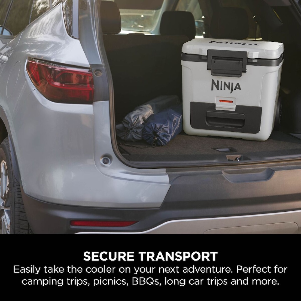 image 1 of Ninja FrostVault 30QT/28L Wheeled Cooler with Dry Zone, Cloud White FB230UKWH