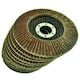 image 3 of 100 x Flap Discs 60 Grit Angle Grinder 4.5" (115mm) Flat Sanding Grinding AT929