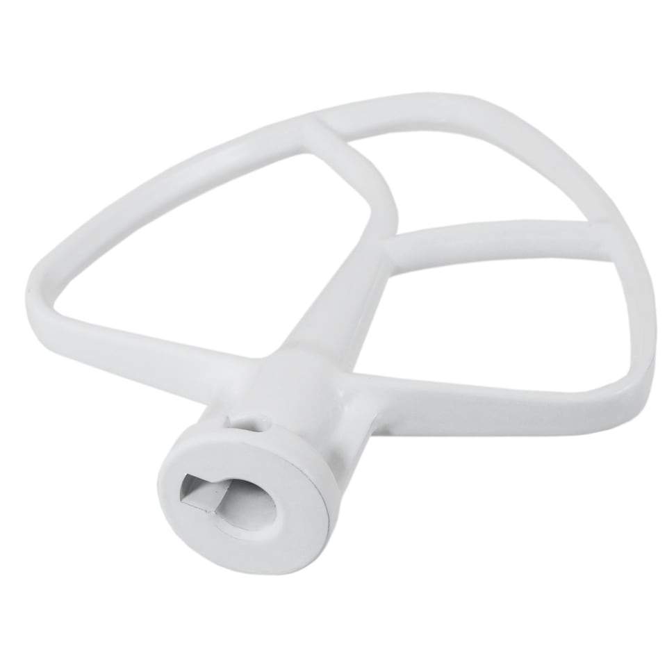 image 1 of SPARES2GO Flat Edge Beater 5K5THCB K45B Type for KitchenAid 4.3 4.7 4.8 L Tilt Head Stand Mixer KSM100 KSM103 KSM110