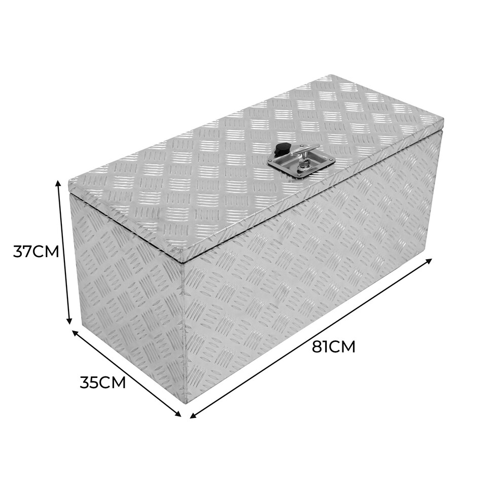 image 1 of Aluminium Tool Box 102L - Extra Large Silver