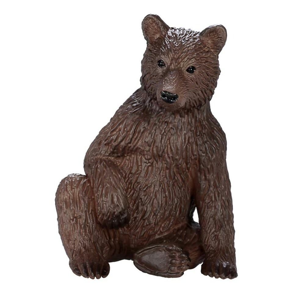image 1 of MOJO Wildlife & Woodland Grizzly Bear Cub Toy Figure (387217)