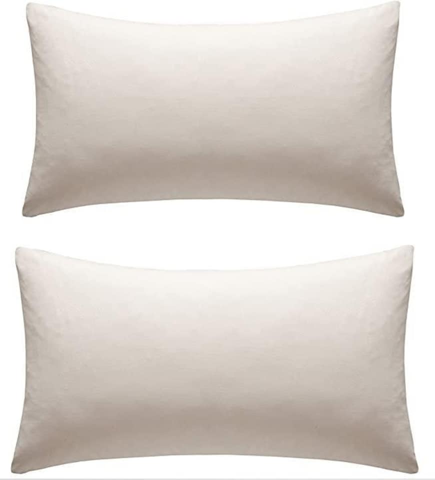 Percale Pillowcase Pair in Cream | Cream | Cream