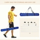 image 9 of PawHut 4 Pieces Dog Agility Training Equipment with Carrying Bag, White