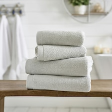 Egyptian Cotton Spa Quality Absorbent Bathroom Towels - Soft & Premium Comfort - Hand, Bath, Sheet Silver | Hand towel
