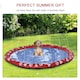 image 6 of PawHut 150cm Splash Pad Sprinkler for Pets Dog Bath Pool Non-slip Outdoor Red