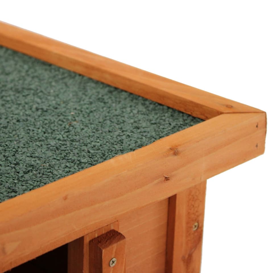 image 1 of Oypla Tortoise Guinea Pig Rabbit Hutch Cat House 400x490x430mm