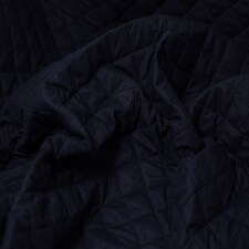 Minerva Core Range Navy Quilted Polycotton Fabric for Dressmaking, 112.5cm / 44" Wide - per metre
