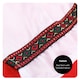 image 4 of Red and White Striped Long Sleeve Top | Red | M